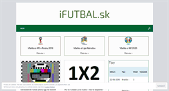 Desktop Screenshot of ifutbal.sk